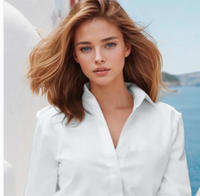 Mintlis mujer algodón camisa Glory, 3 colores, tallas (36-48)