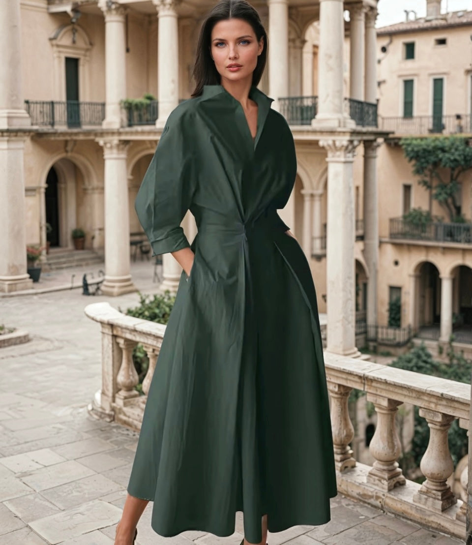 Robe en lin à rayures Happy, 3 couleurs, 8 tailles