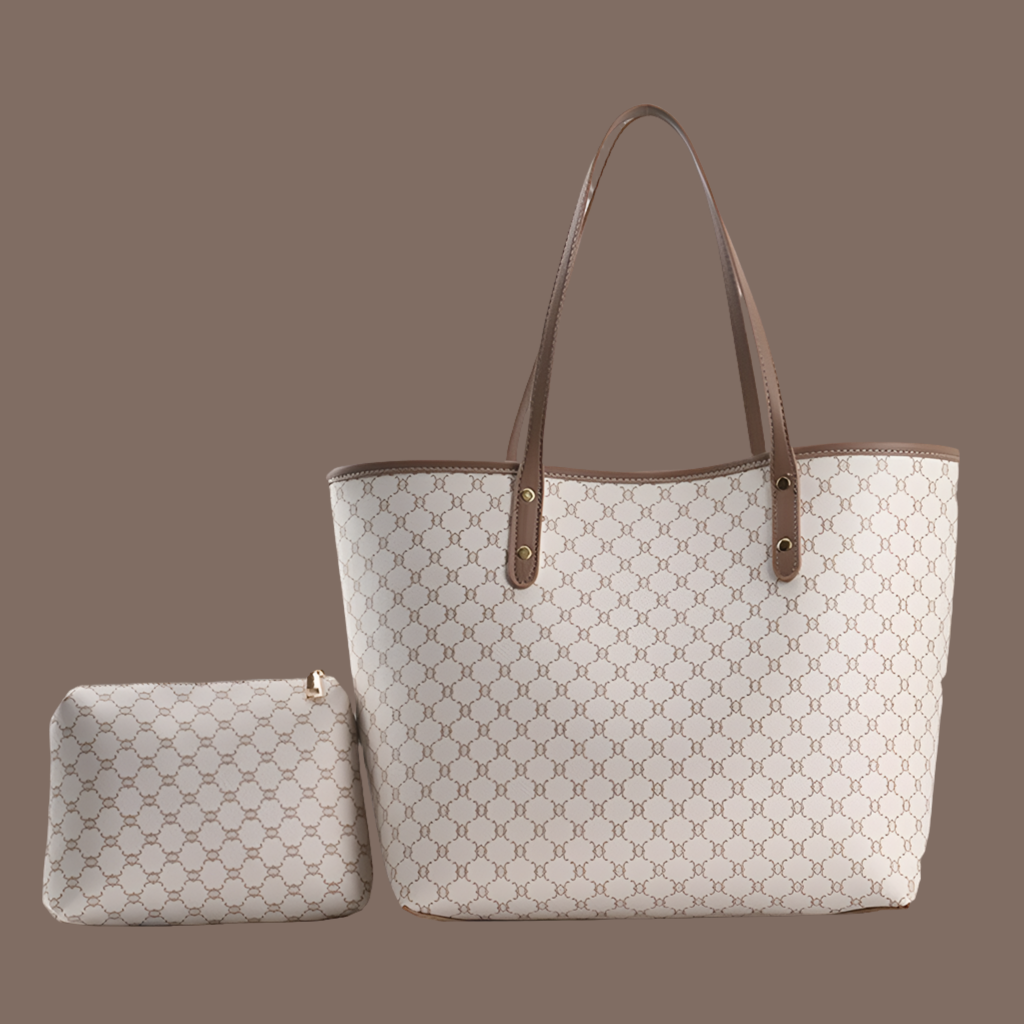 Bolso Shopping bag Tote New York con monedero , 3 colores