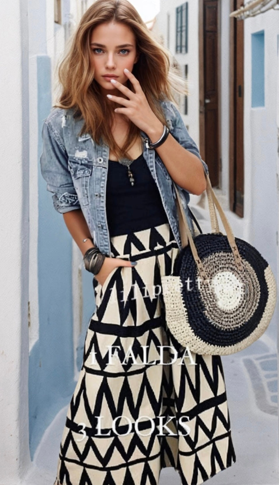 Mintlis mujer algodón falda Tomy, 2 colores, 5 tallas
