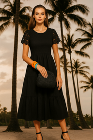 40% OFF cotton honeycomb dress Montealegre, 5 colors, sizes (36-50) made in Portugal