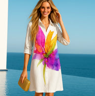 Robe Rianna IMPRESIONATNE, 2 couleurs, 8 GRANDES TAILLES