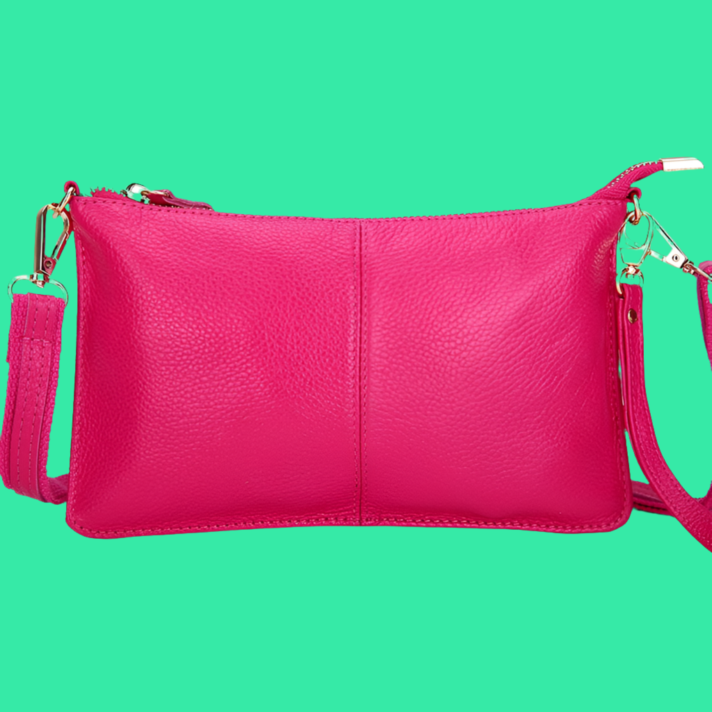 Sac à bandoulière et à bandoulière Lollipop en cuir véritable, différentes couleurs