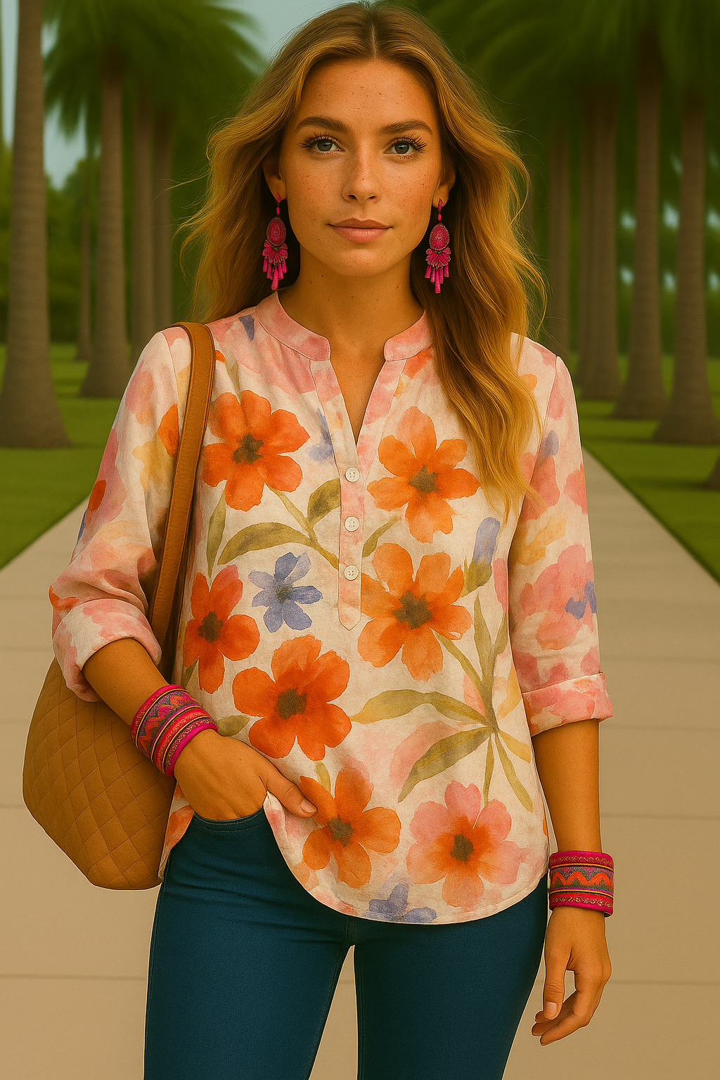 Clotilde long cotton linen shirt, sizes (36-50)