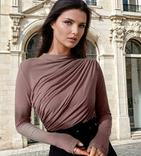Mintlis mujer elástico,lycra, top Diana, 4 colores, 7 tallas (36-46)