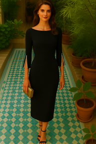 Vestido Ginebra, 4 colores, tallas (36-50)