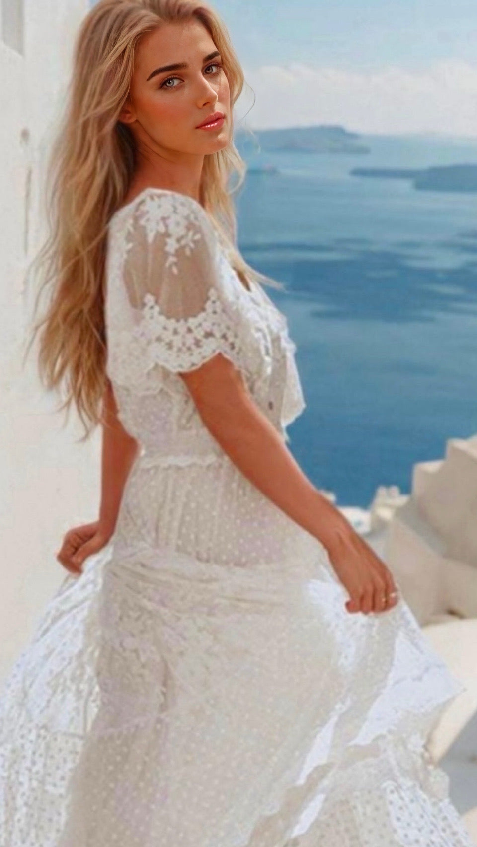 Mintlis mintlis, algodón plumeti de gasa y tul, encaje bordado, vestido Bromley, tallas (36-48)