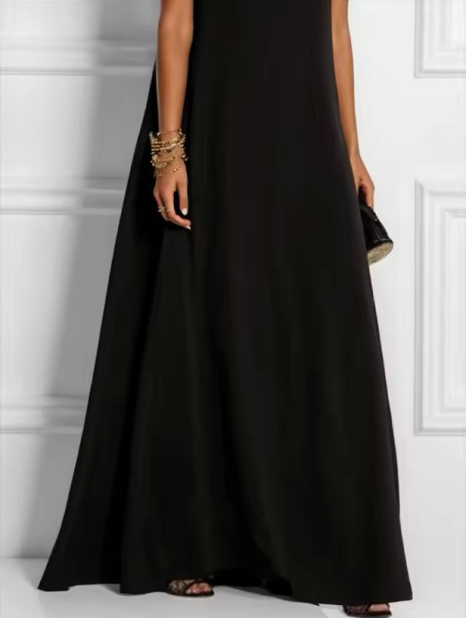 Vestido Cannes seda poliéster, red transparente,tallas (36-48)
