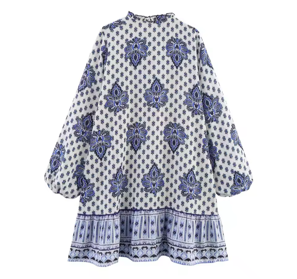Loving 2-in-1 mini dress shirt, sizes (36-46)