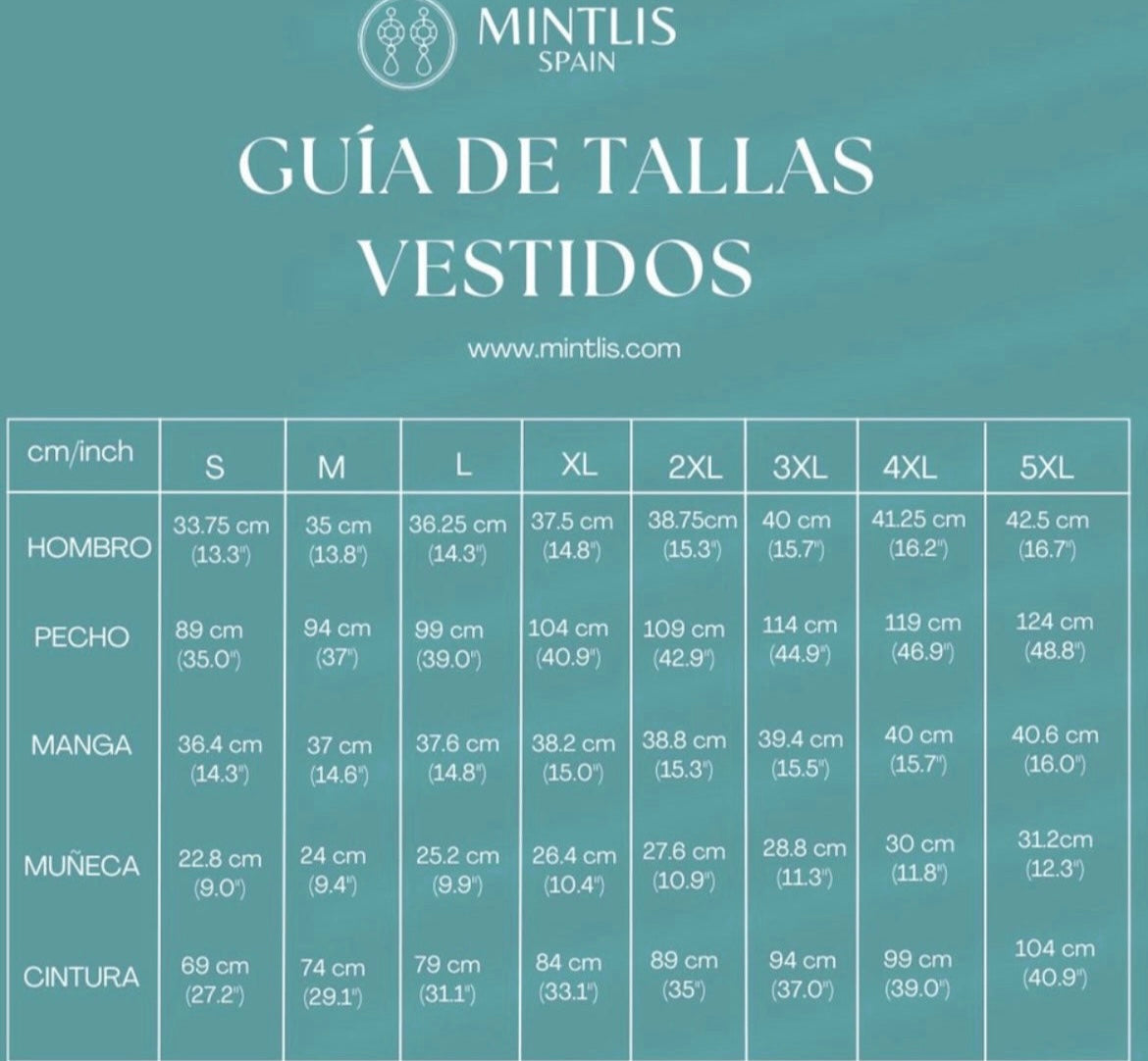 Vestido Gracia bordado blanco, talla S, M