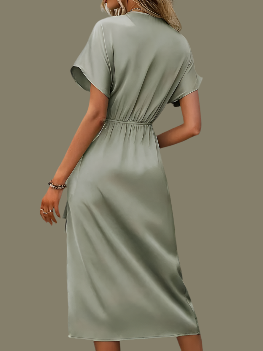 Mintlis mujer satén vestido Africa, tallas (36-46)