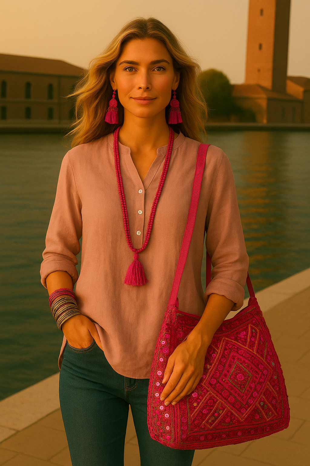 Camila Stretch Linen Tunic Shirt, 3 couleurs extra longues, 8 tailles