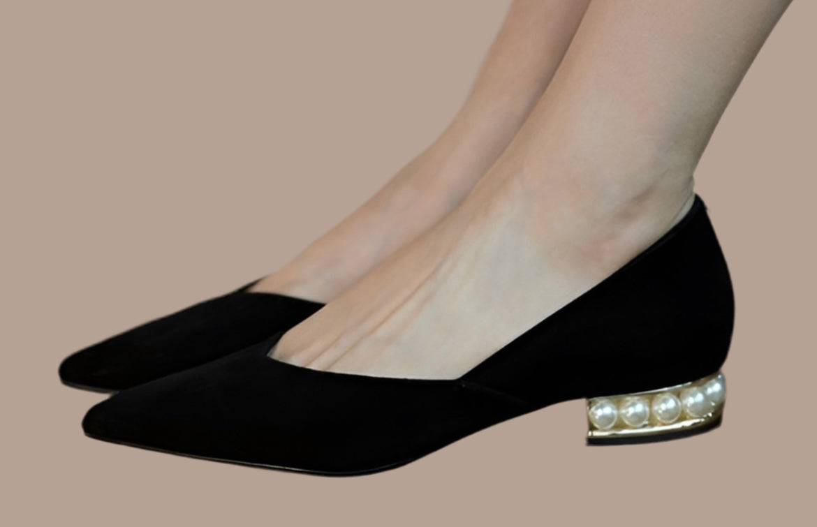 Escarpin à talon Surround Pearl, 2 coloris