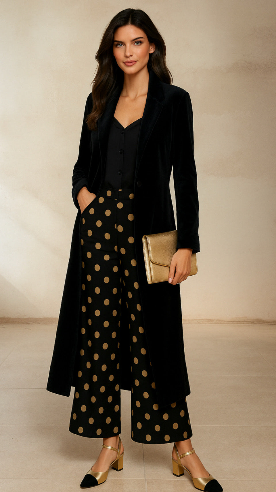 Manteau Natali 100% laine avec poches et doublure avec ceinture, 2 coloris, 6 GRANDES TAILLES
