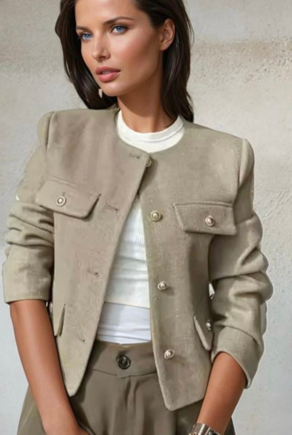 Veste Pamela imprimée vintage, 4 couleurs, 8 tailles, GRANDES TAILLES