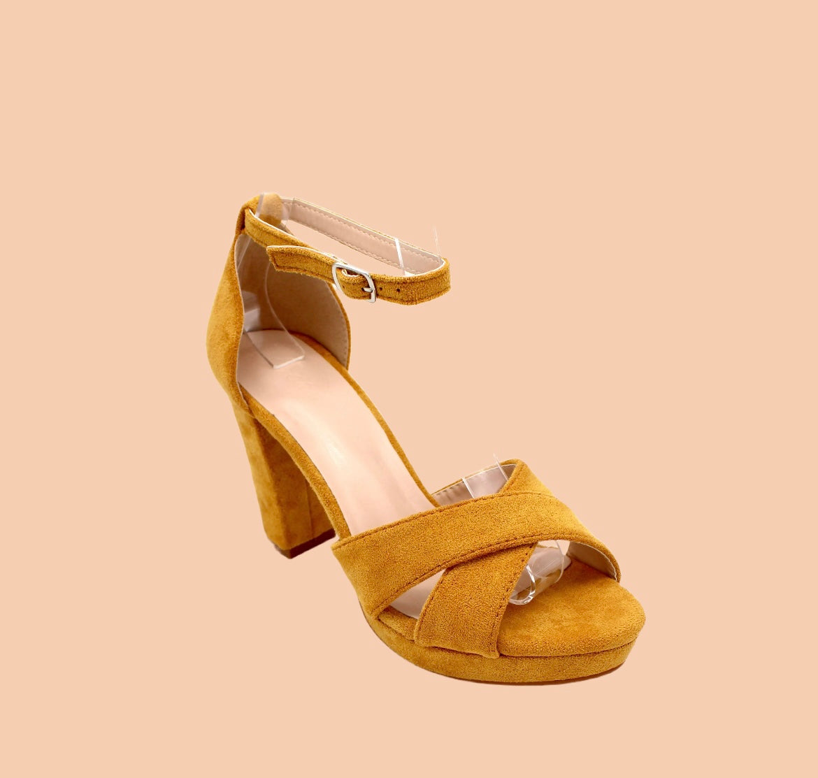Sandalias Rebeca de purpurina y antelina, Made in Spain, 9 colores