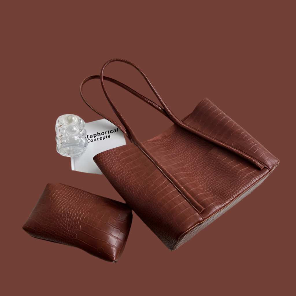 Cabas en cuir Flavia, 5 coloris