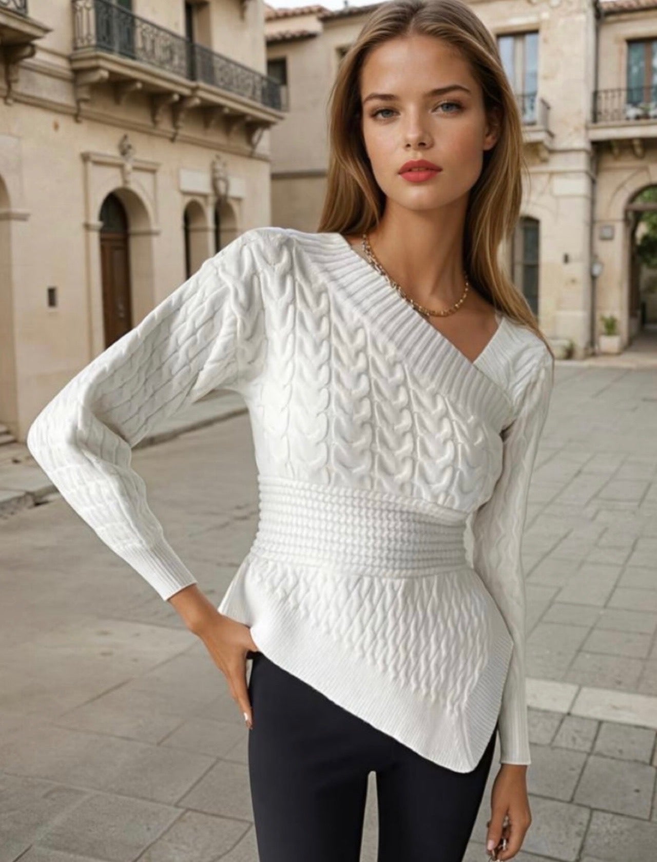 Mintlis jersey mujer punto Camelia,(36-44)