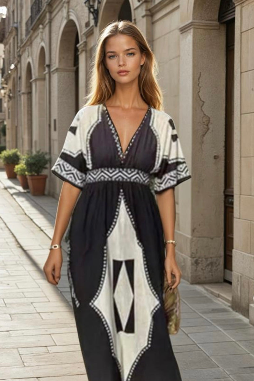 Mintlis mujer algodón vestido Ambar , tallas (36-48)