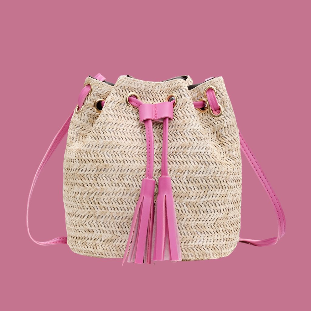 Bolso bandolera shopping bag Gabriela rafia, 3 colores