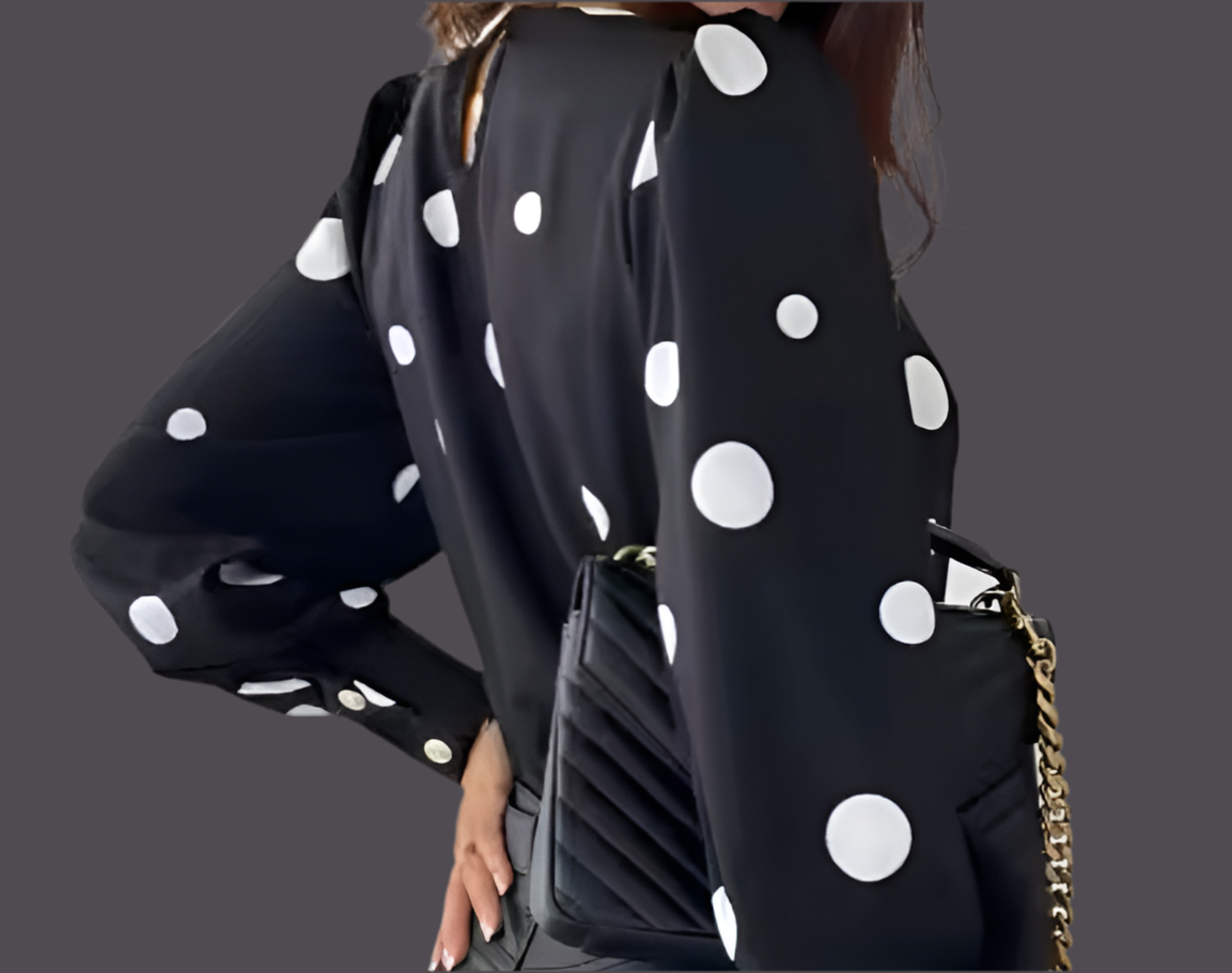 Mintlis mujer, satinada, blusa Karoline, 2 colores, tallas (36-46)