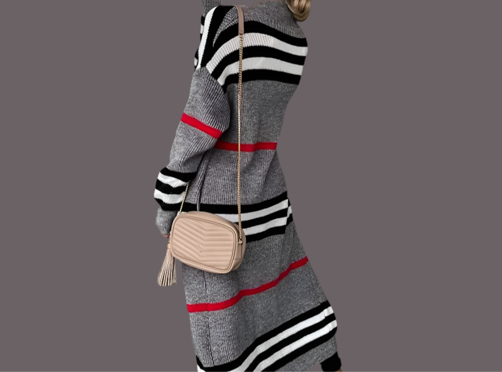 Redingote Hilary en fil de laine impressionnant, 4 couleurs, 5 tailles