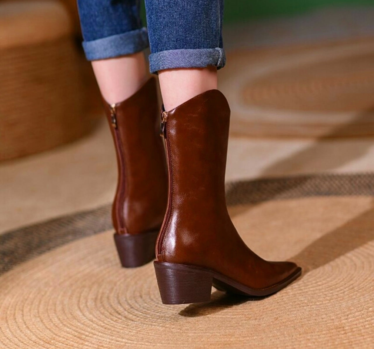 Botas Leonardo de piel HECHAS A MANO, 2 colores