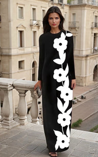 Mintlis mujer, crepe de algodón licra, vestido Lolitas, tallas (36-46)