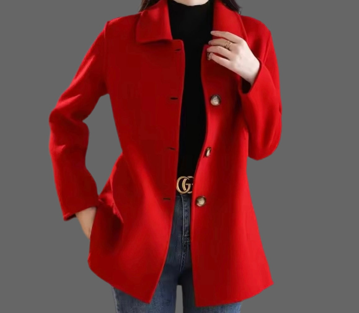 Mintlis mujer, lana, chaqueta Winter , 3 colores, tallas (36-46)