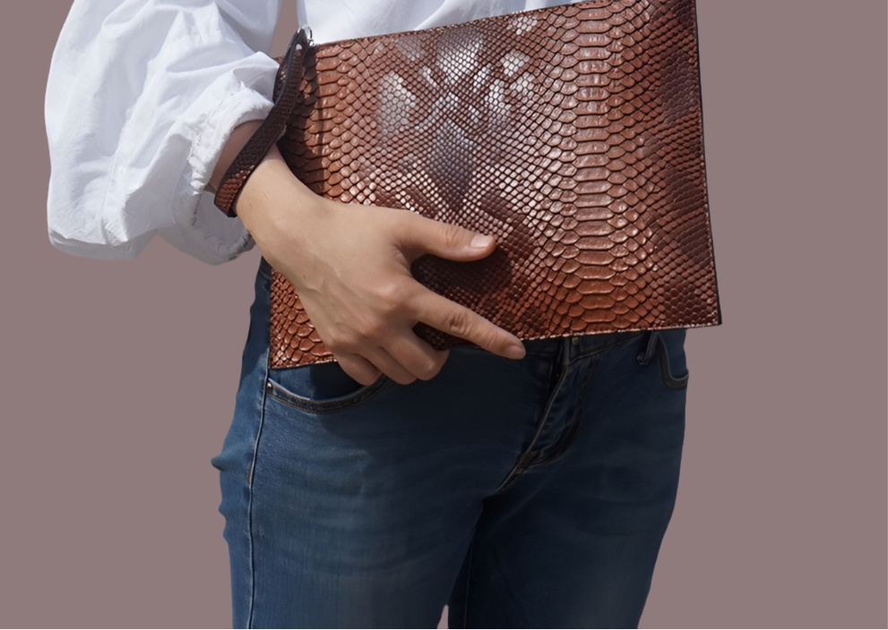 Degrade snake handbag, 5 colors