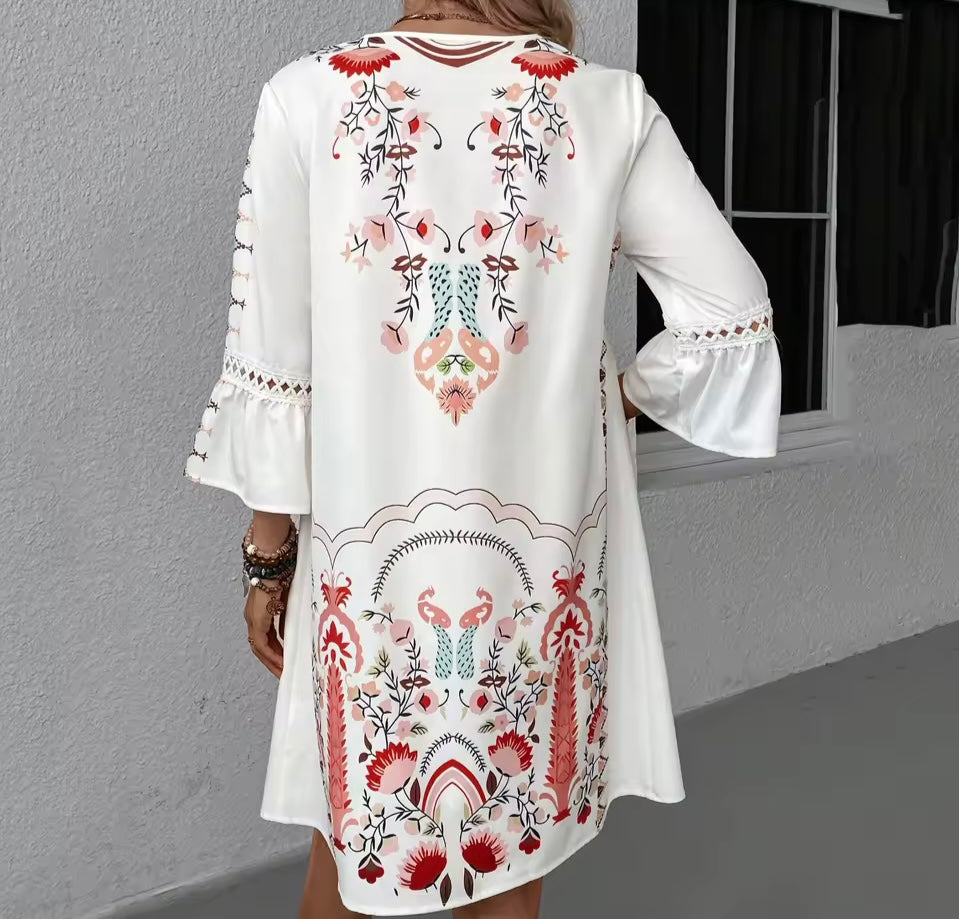 Vestido Linnet, 4 estampados colores, tallas (34-46)