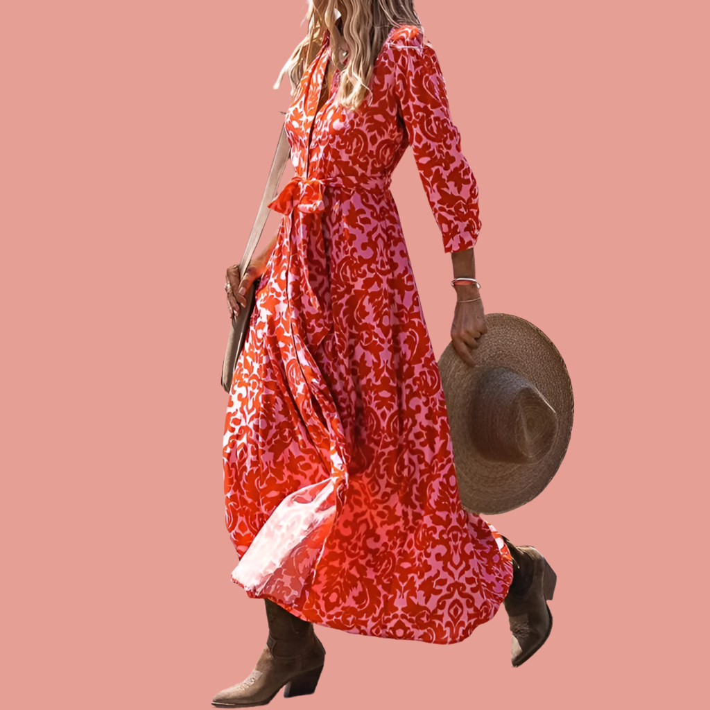 Vestido Marby floral camisero, 5 tallas