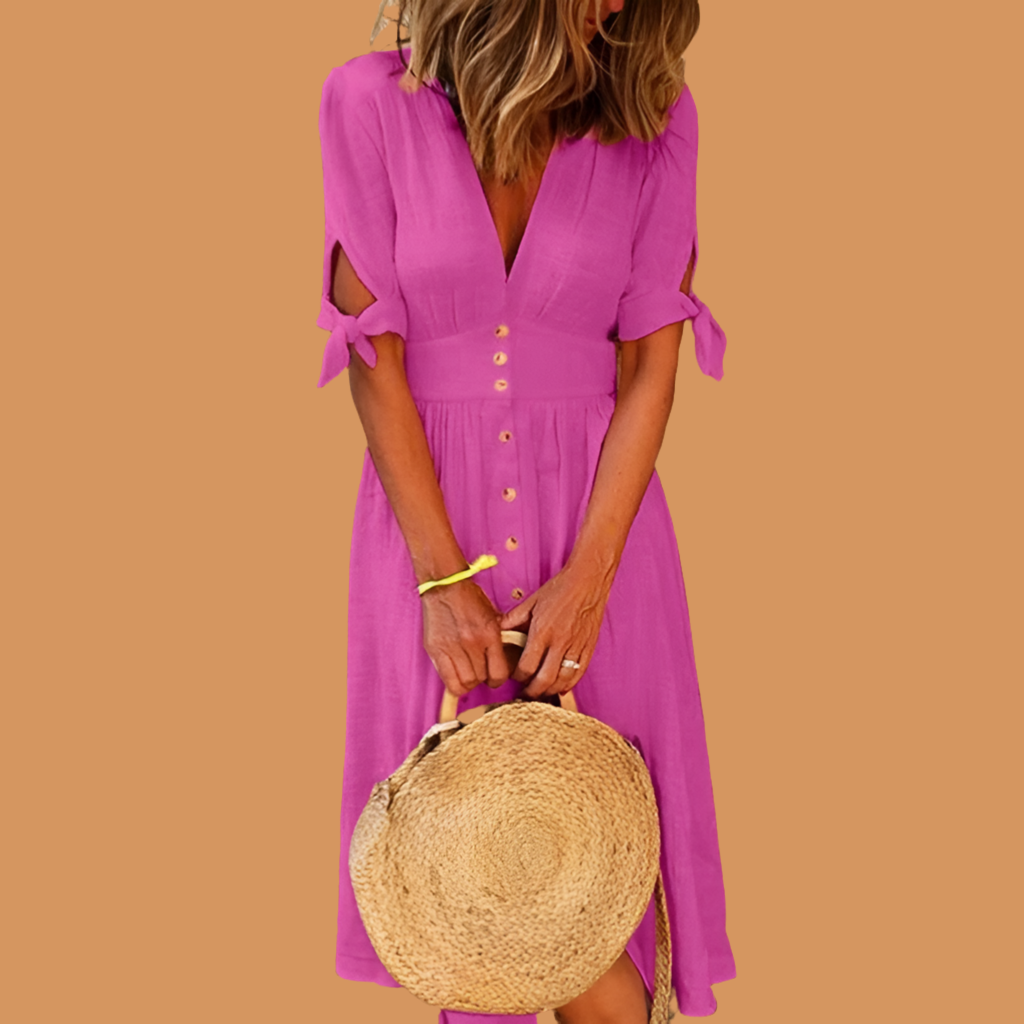 Vestido Puerto Rico Rose Talla S, 48/72 hrs envio