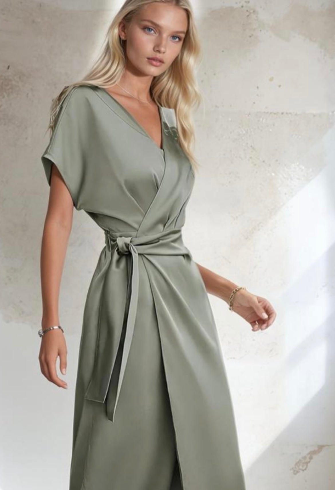 Mintlis mujer satén vestido Africa, tallas (36-46)