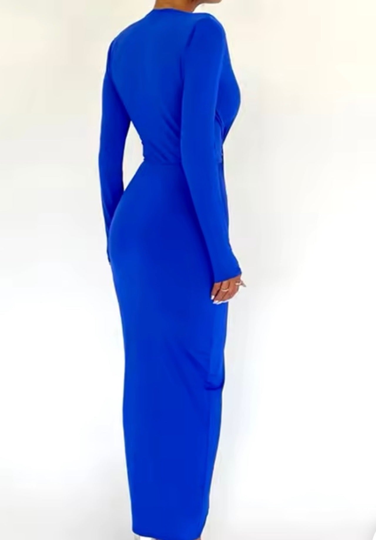Mintlis mujer, algodón licra satinado vestido Chloe, 3 colores, tallas (36-48)