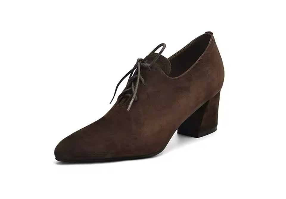 Zapato OFFICE DE ANTE PIEL 100%, 2 colores, 7 tallas, HECHO A MANO ESPAÑA