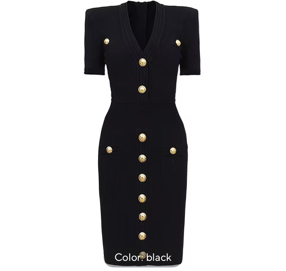 Vestido Cameron de punto de licra spandex adelgazante, 6 colores, tallas (36-46) made in Oporto