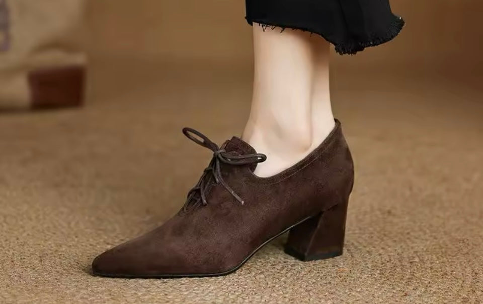 Zapato OFFICE DE ANTE PIEL 100%, 2 colores, 7 tallas, HECHO A MANO ESPAÑA