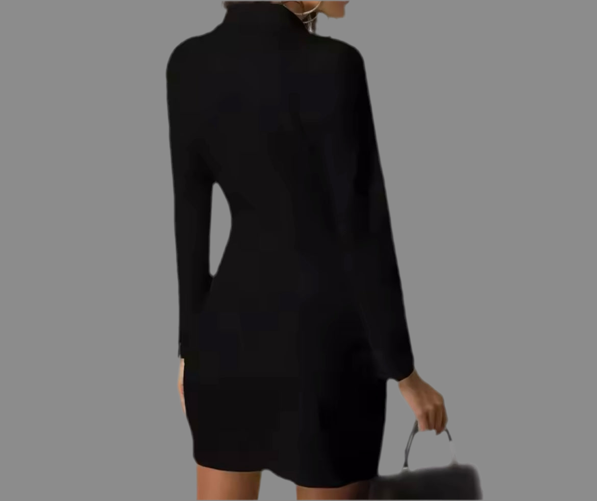 Mintlis women, cotton lycra, Nicols wrap dress, sizes (36-46)