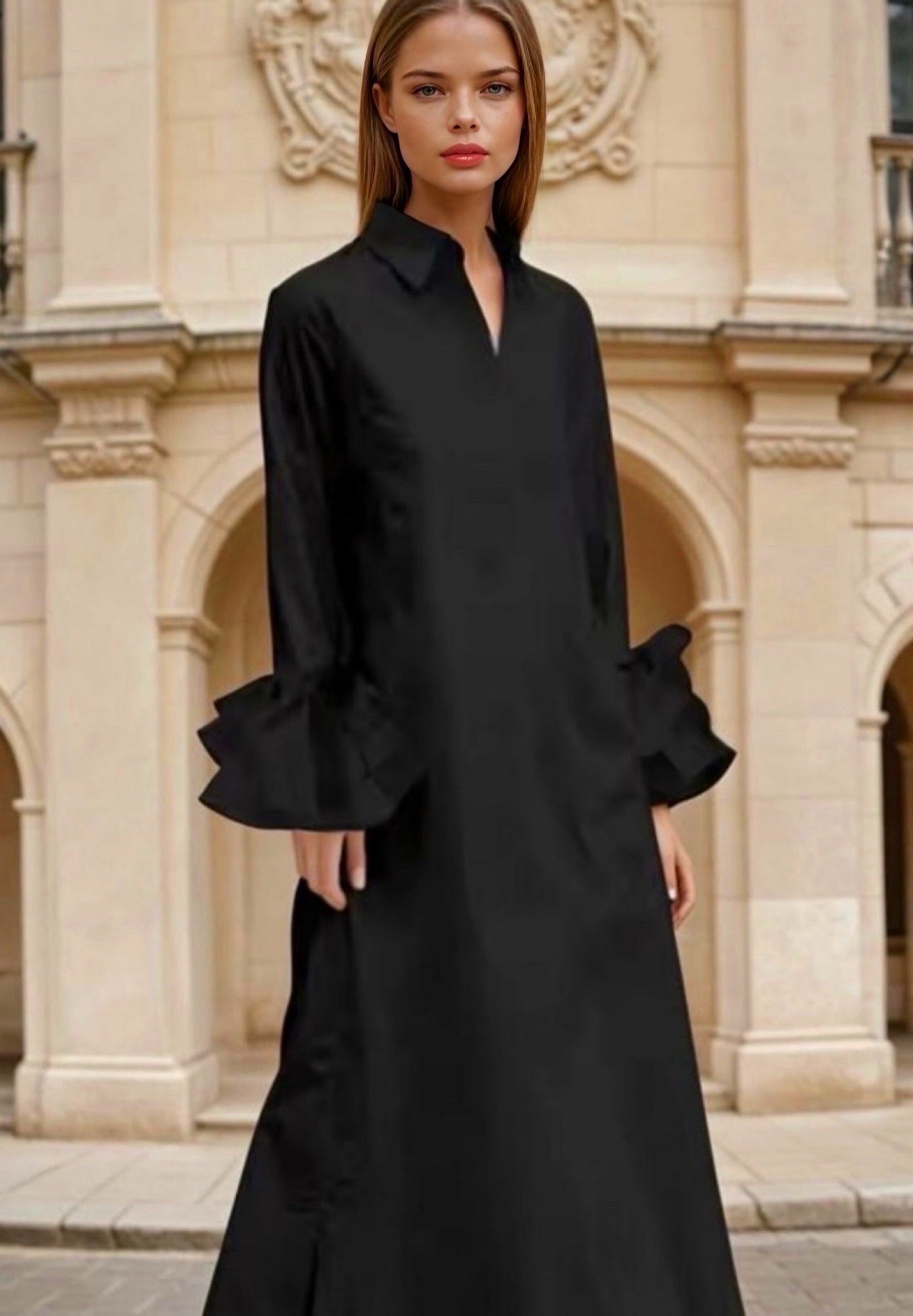 Mintlis mujer algodon Vestido Alandalus, tallas (36-46)