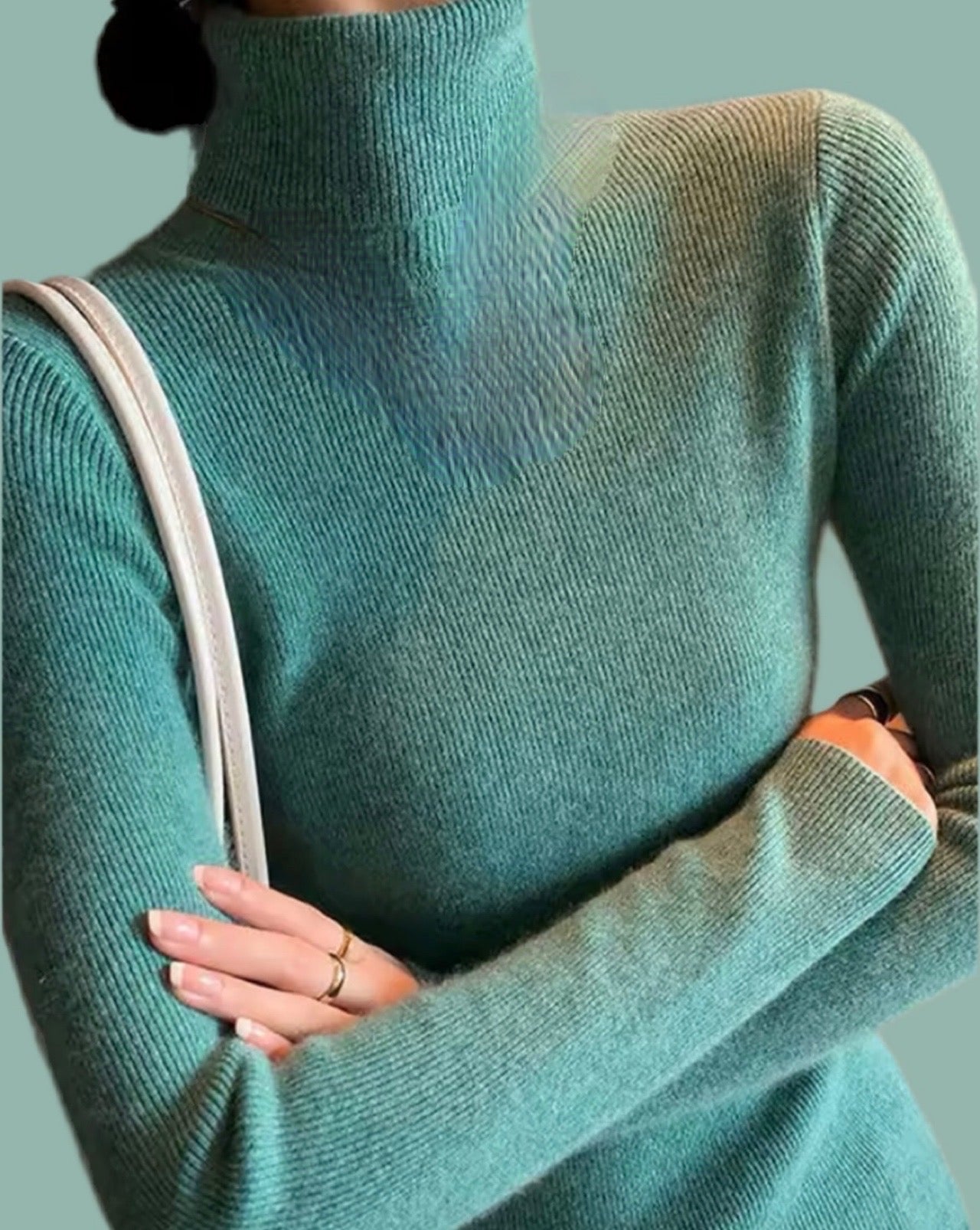 Mintlis mujer, punto de lana con licra, Jersey Loreta, 5 colores, tallas (36-46)o