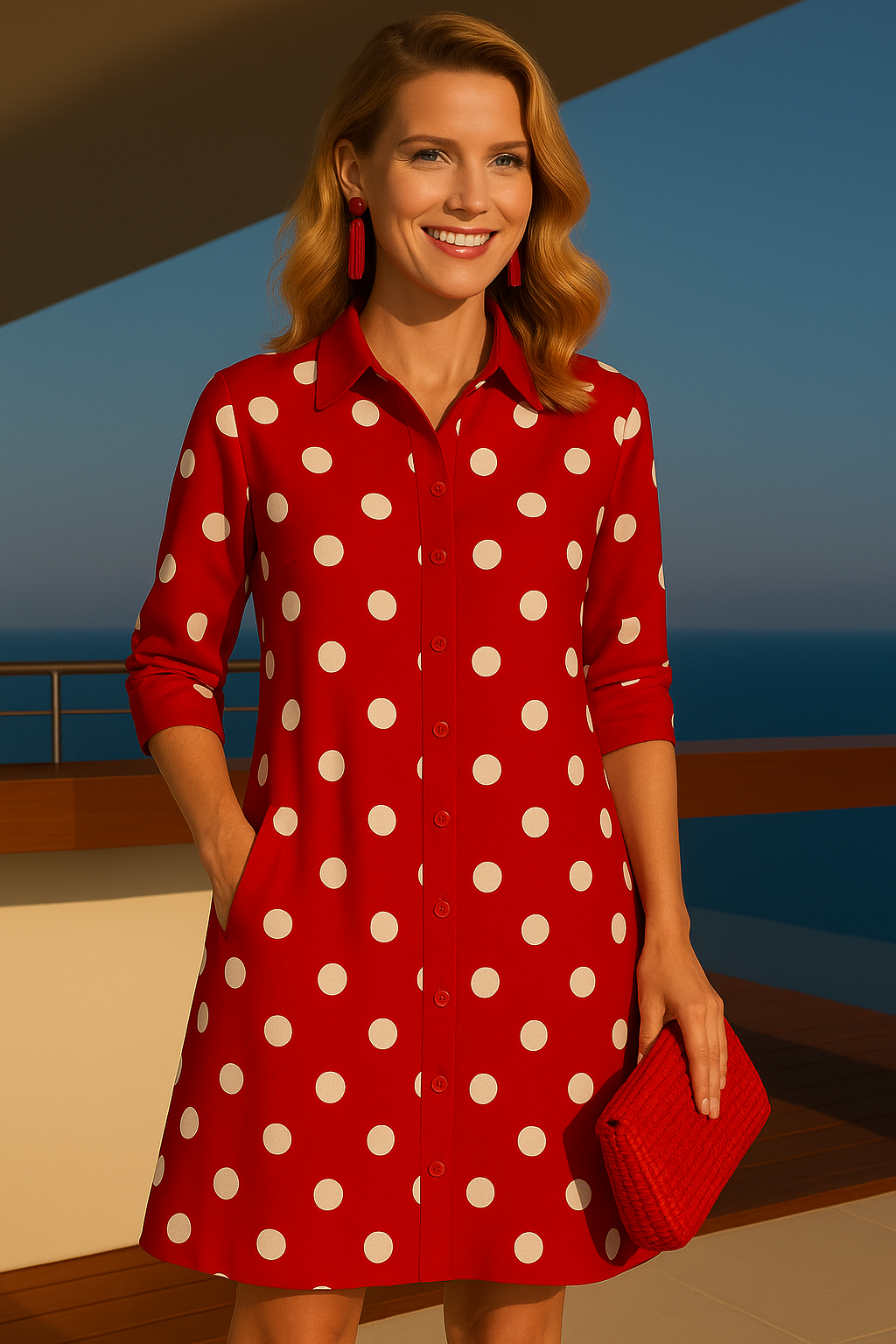 Vestido Carlotta lunares,6 estampados lunares de colores tallas (36-52) da talla