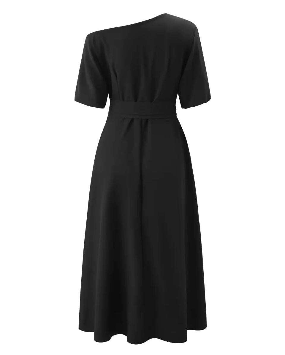 Mintlis mujer, vestido Verna algodón satinado, 3 colores, tallas (36-48)