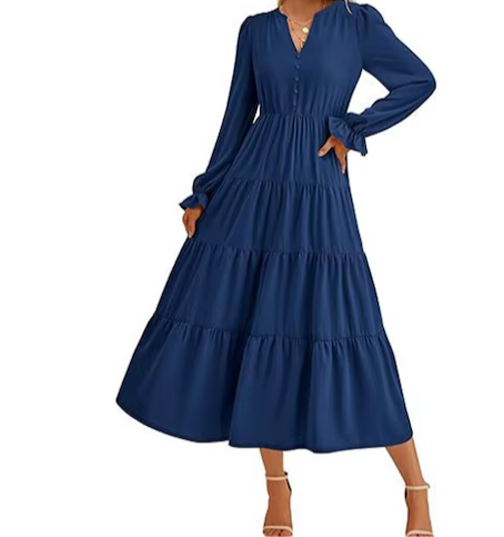 Mintlis mujer, algodón, vestido Prado, 3 colores, tallas (36-46)