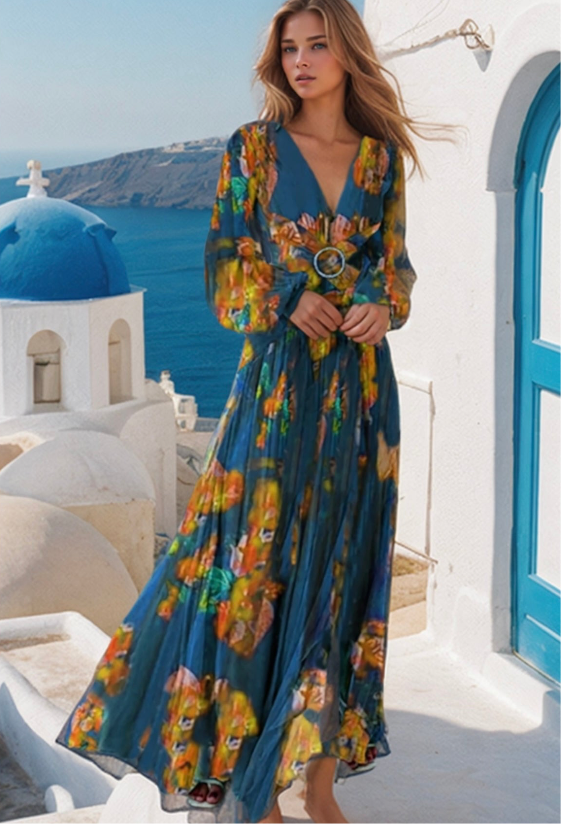 Mintlis mujer gasa, vestido Amores, tallas  (36-48)