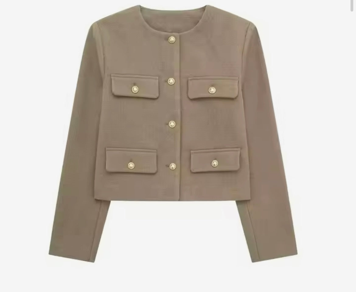 Veste Pamela imprimée vintage, 4 couleurs, 8 tailles, GRANDES TAILLES