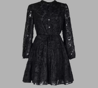 Mintlis mujer, algodón bordado camisero, vestido Jeremy, 4 colores, tallas (36-46)