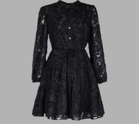 Mintlis mujer, algodón bordado camisero, vestido Jeremy, 4 colores, tallas (36-46)