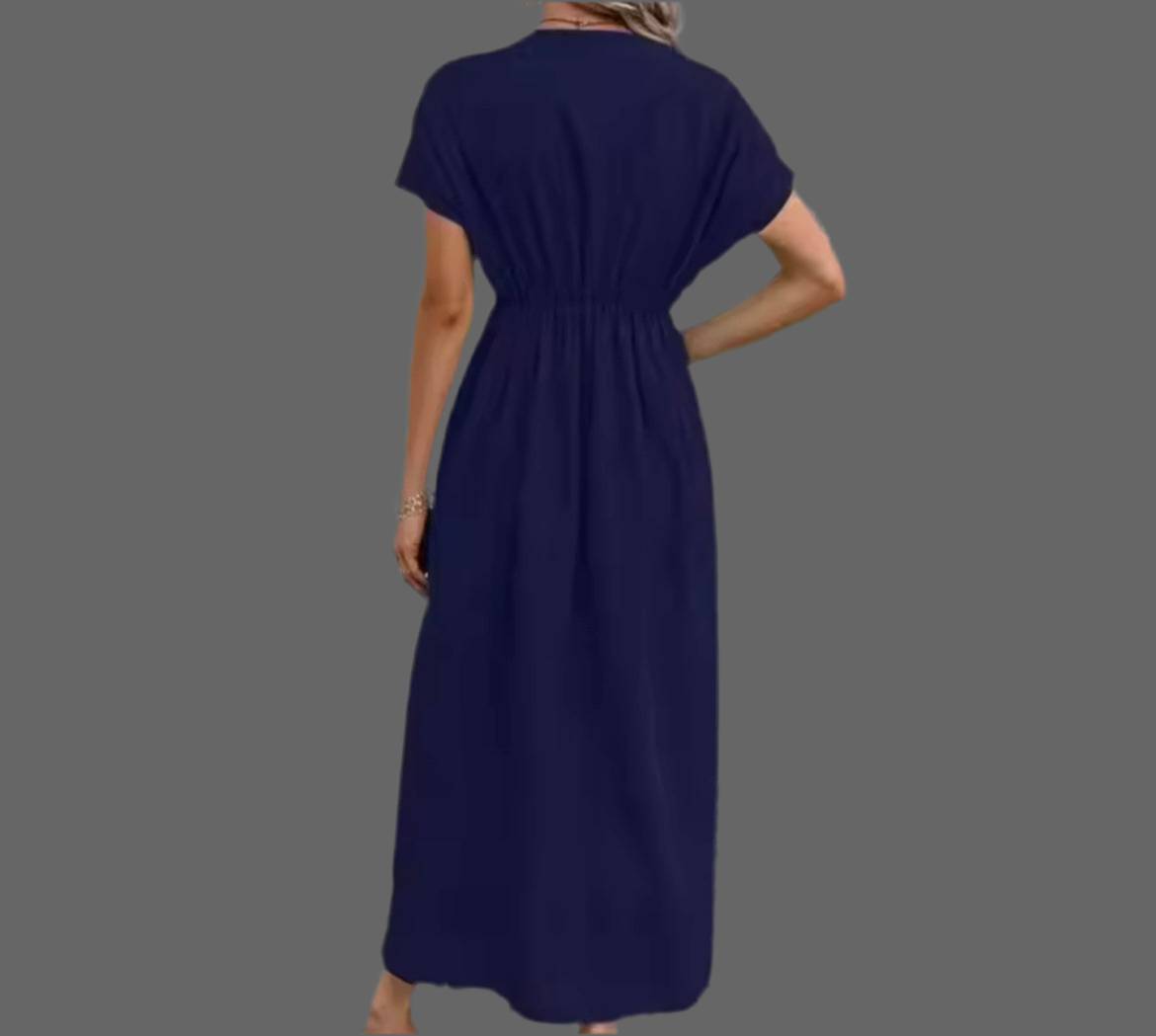 Vestido Violeta punto de algodónc, licra y elastane, 5 colores, tallas (36-50)