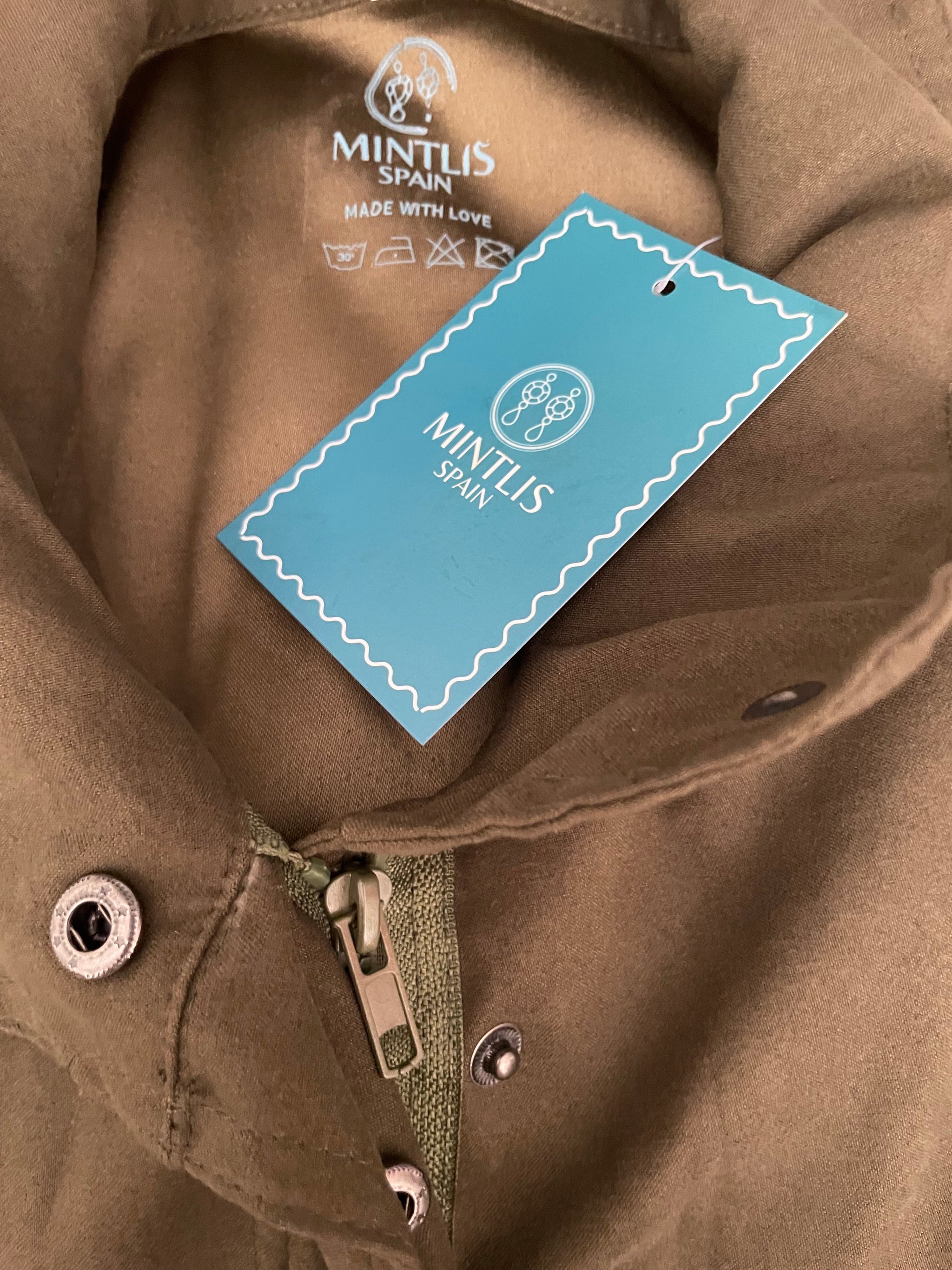 Chaqueta Military gabardina de algodón y forro con capucha alta calidad,3 colores, tallas (36-52) made in India